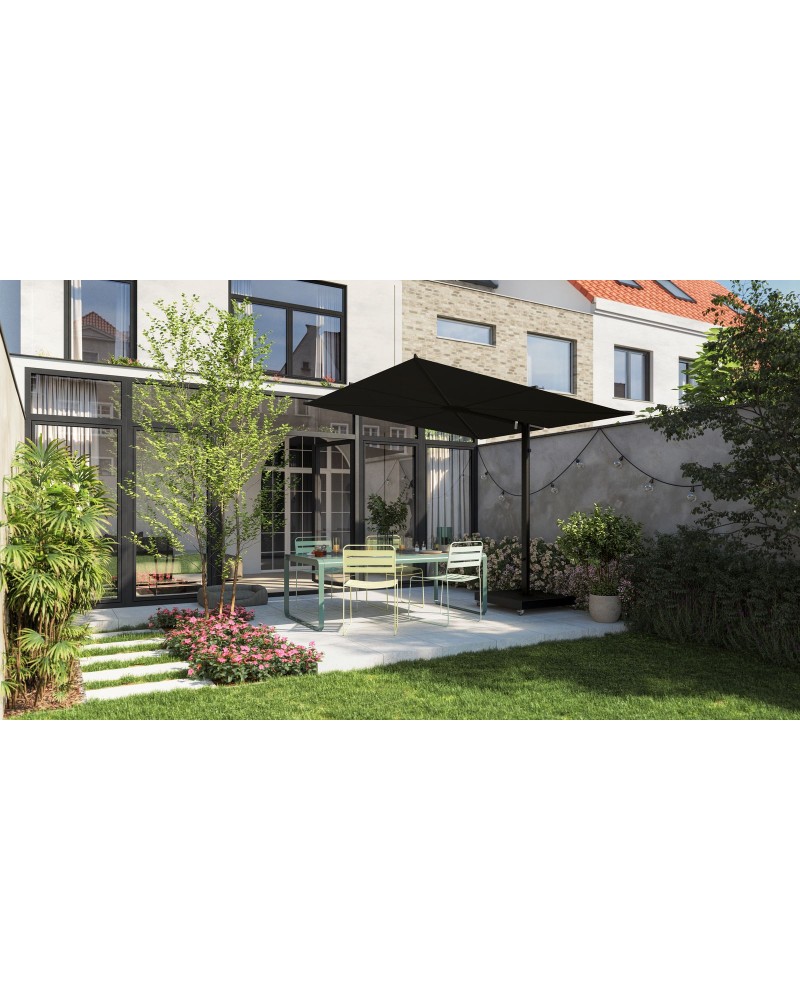 Zweefparasol NANO full black