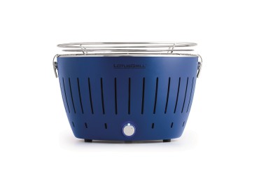 Lotusgrill classic hybrid tafelbarbecue 350mm diepblauw