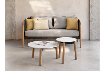 LENTO TEAK 2-ZITSBANK Toonmodel
