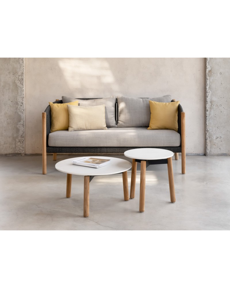 LENTO TEAK 2-ZITSBANK Toonmodel