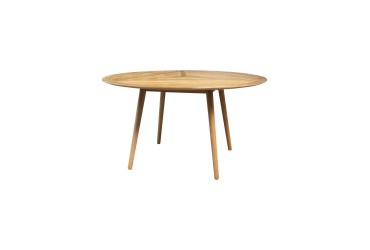 Ronde teak tuintafel