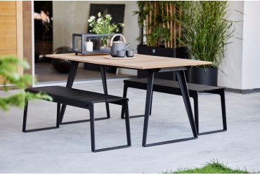 Verlengbare teak tuintafel