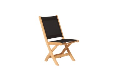 Teak Tuinstoel Kate zwart