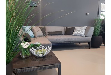 Loungeset Club antraciet-Toonmodel-VERKOCHT