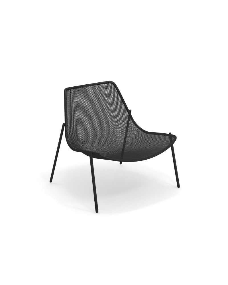 Stapelbare Lounge Zetel Round zwart