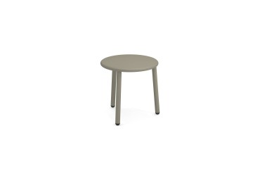 Bijzettafel Yard rond (diam 50) grijs