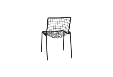 Stapelbare tuinstoel Rio R50 zwart