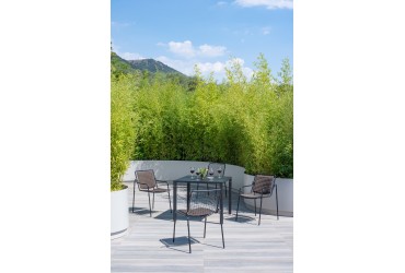 Stapelbare tuinstoel Rio R50 zwart