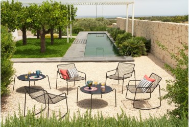 Lounge stoel Rio R50 zwart