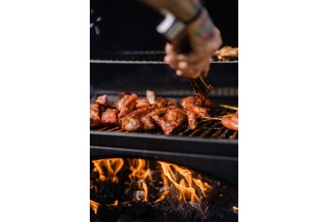 BBQ SCHAAL MET PERFORATIES (4STUKS)