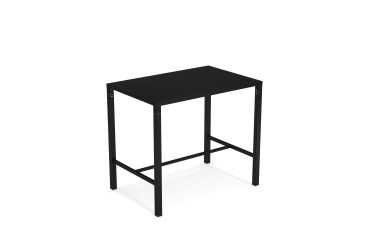 Tuintafel Nova hoog 120x80x105 zwart