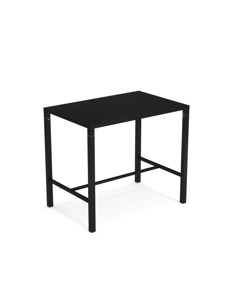 Tuintafel Nova hoog 120x80x105 zwart