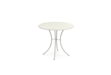 Tuintafel Pigalle diam 80 wit