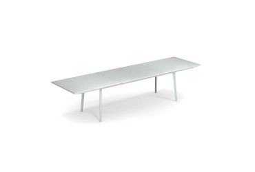 Uitschuifbare tuintafel Plus4 220+110/90 wit