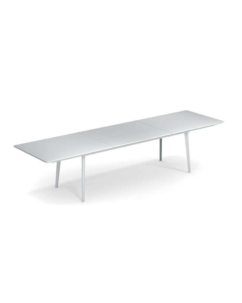 Uitschuifbare tuintafel Plus4 220+110/90 wit