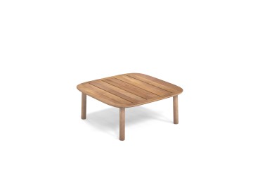 Koffietafel TWINS 85x85 teak