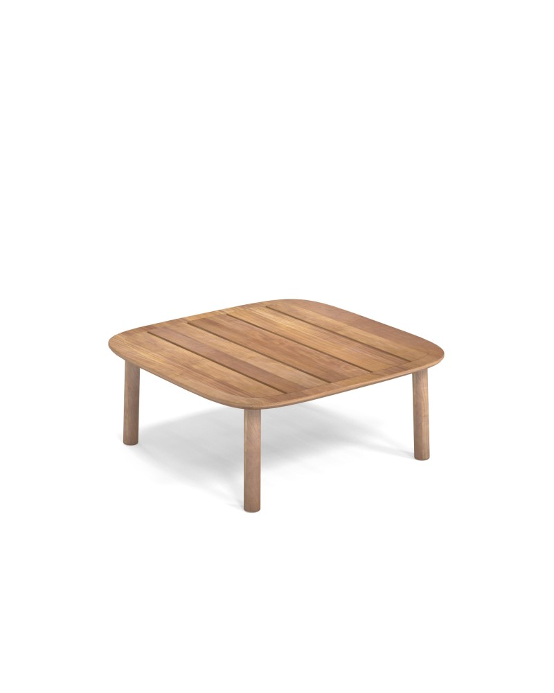 Koffietafel TWINS 85x85 teak
