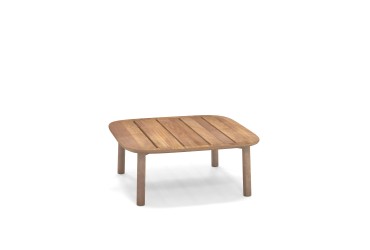 Koffietafel TWINS 85x85 teak