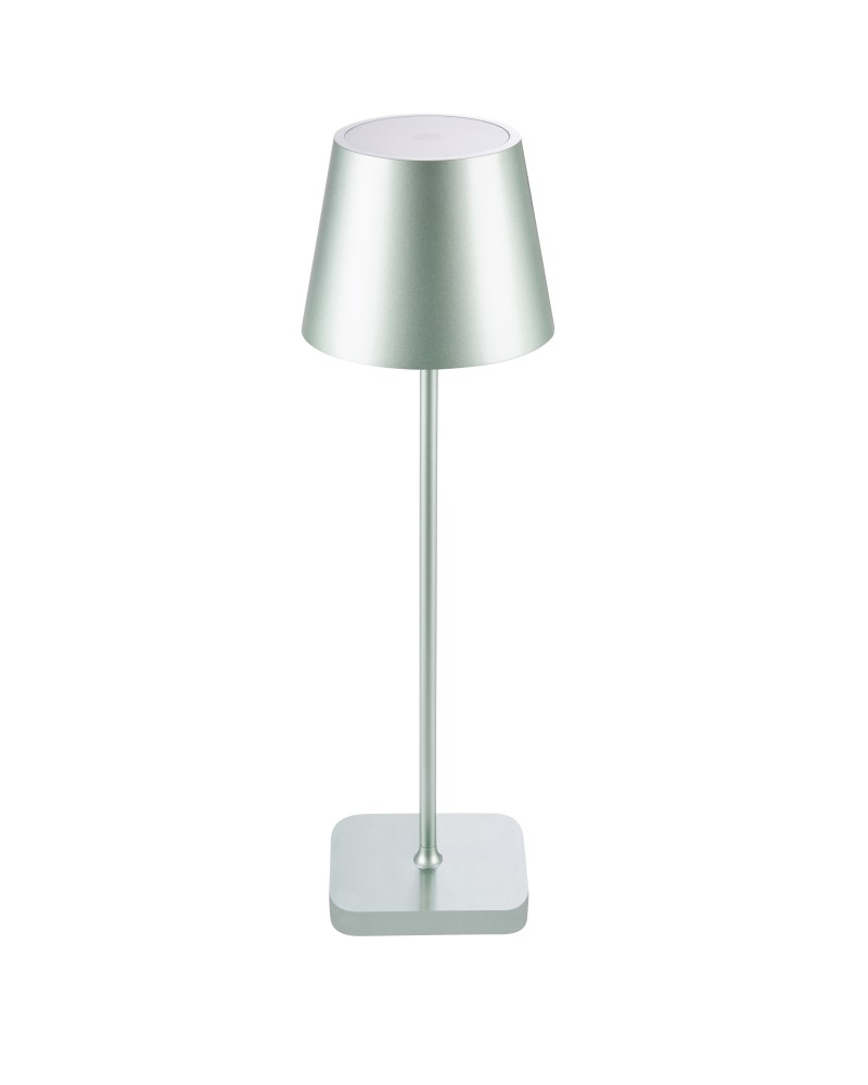 Buiten oplaadbare led tafellamp Glimm klein groen