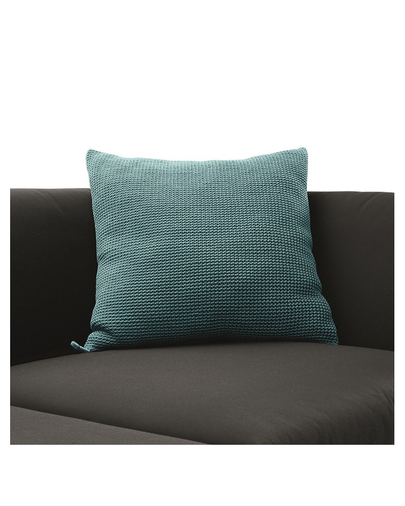 Deco kussen Java turquoise 50x50
