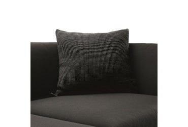 Deco kussen Java antraciet 50x50