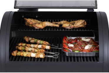 Set van 4 dubbele spiezen 30,5 cm - inox