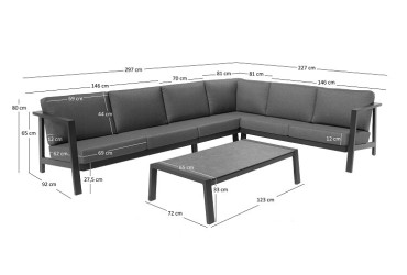 Outdoor loungeset ALBA
