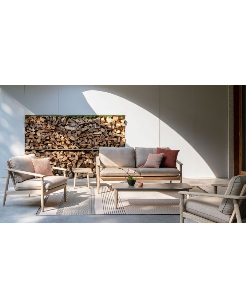 DAVID KOFFIETAFEL TEAK MET KERAMIEK BLAD-Toonmodel